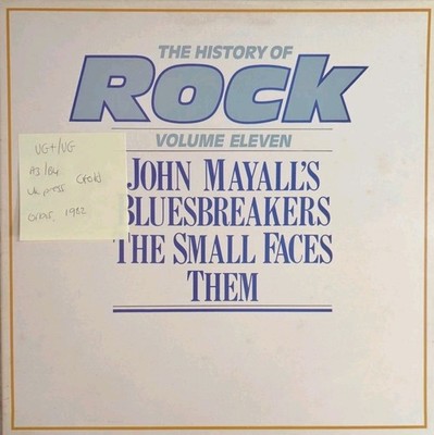 The History Of Rock John Mayall Small Faces 11 Vinyl Record VG+/VG HRL011 1982