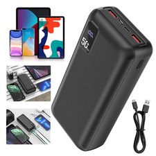 Power 50000mAh Bank Portable Charger 22.5W Fast Charging External Battery