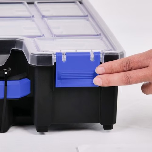 3pk Kobalt 10 Compartment Deep Small Part Storeage organizer - Picture 3 of 5