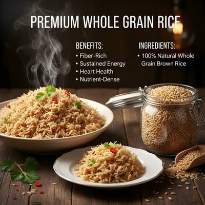 Premium Long Grain White Rice, Fragrant Indian White Rice Gluten-Free ( 1 KG )