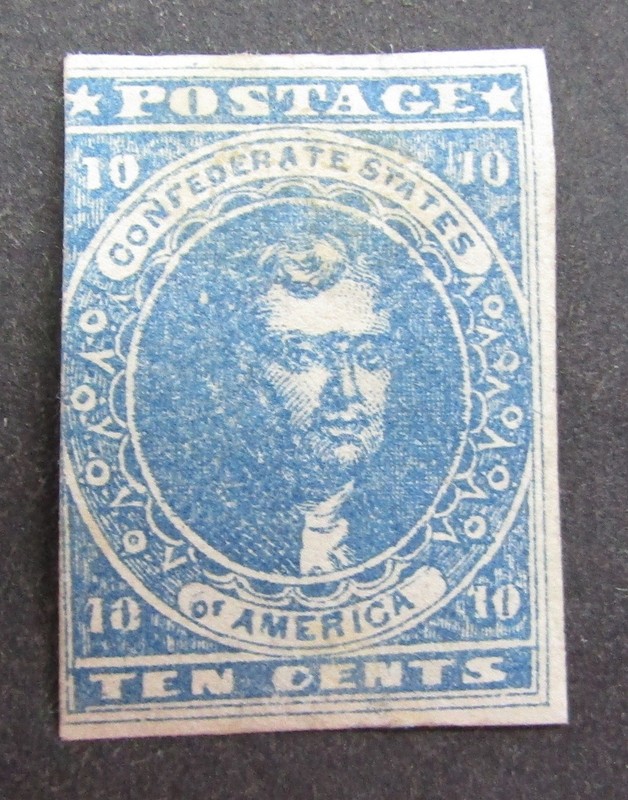 nystamps US CSA Confederate Stamp # 2 Mint OG H $275       U19x3560