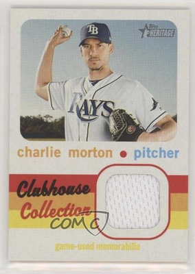 #ad 2020 Topps Heritage Clubhouse Collection Relics Charlie Morton #CCR CM 0h1 $3.70