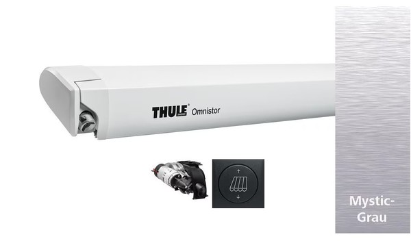 Thule Omnistor 6300 Markise Weiß, Mit 12V-Motor, 400Cm, Mystic Grey-image