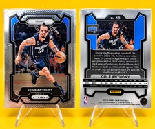 Click to enlarge Cole Anthony