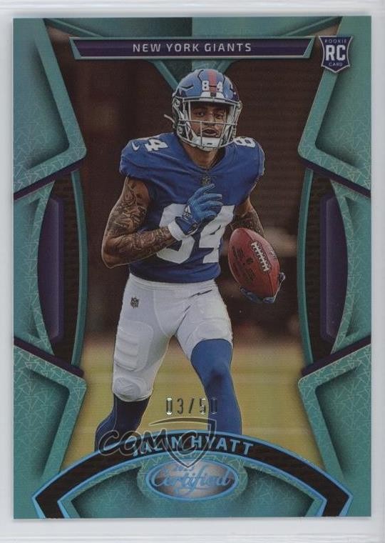 2023 Certified Rookies Mirror Teal 3/50 Jalin Hyatt #126 1m8i