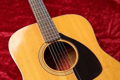 Vintage Yamaha FG140 Nippon Gakki Red Label Acoustic Guitar Japan