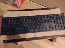 iHome Wireless Keyboard IHK710B-BL Black Uses Batteries Not Included