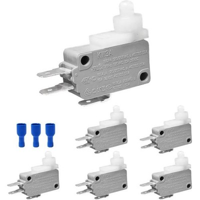 Micro Limit Switch 6Pcs Automatic Lock SPDT Snap Action Switch KW3A 16A 125