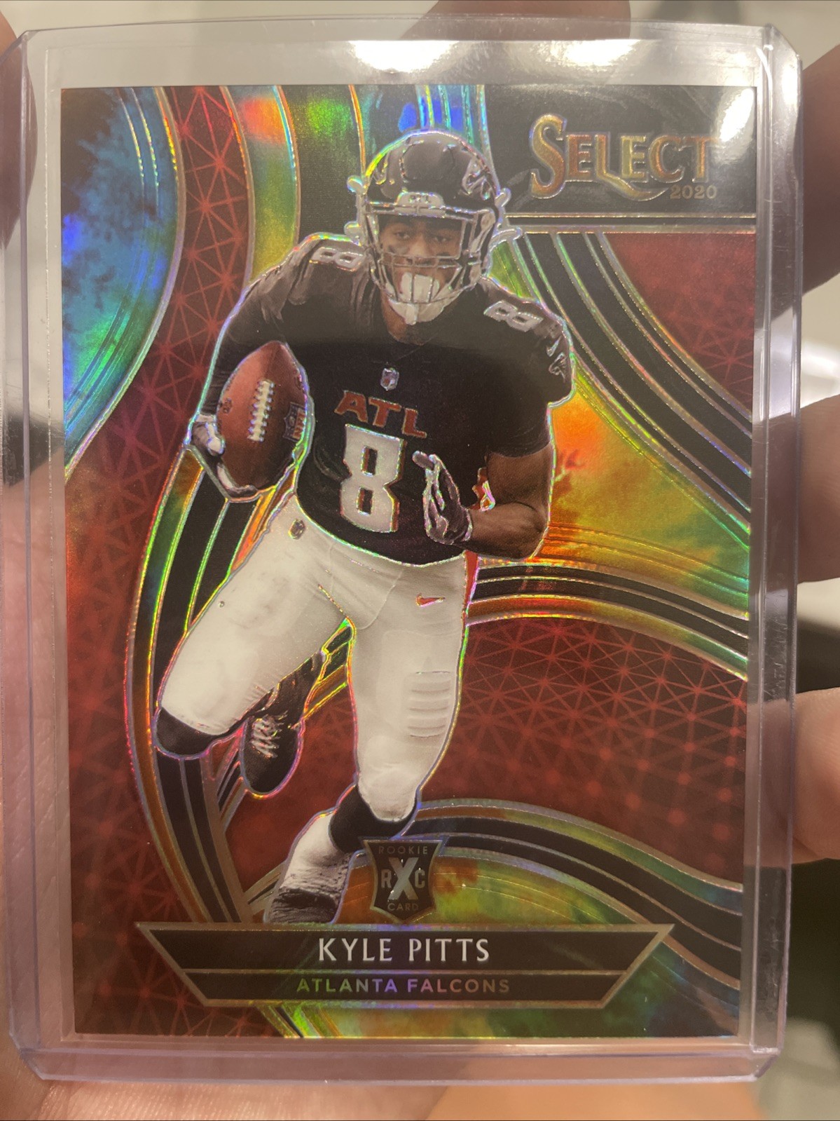 2020 2021 Panini Select XRC Kyle Pitts /25 Falcons 416 Tie-dye Prizm