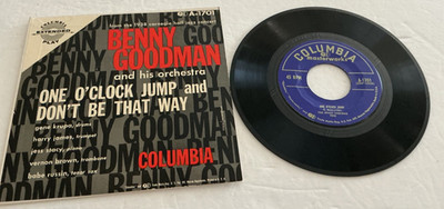 MY# 9152 Extended Play Benny Goodman Live 1938 Carnegie Hall Jazz Concert