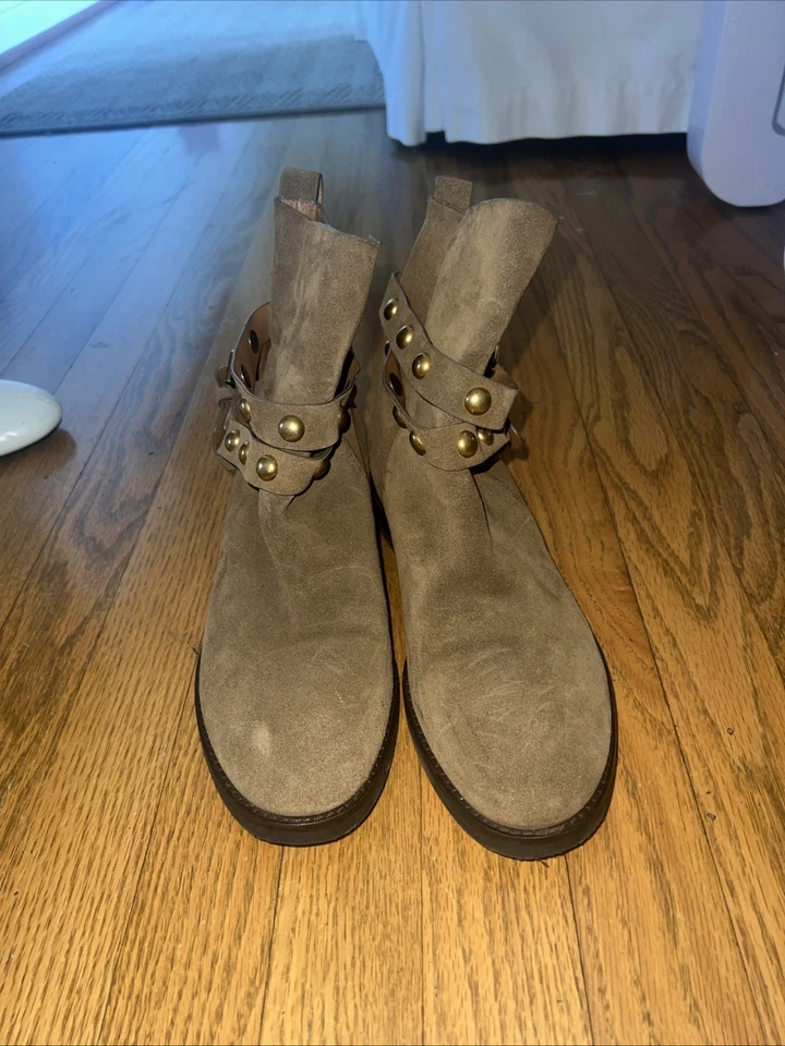 SeeByChloe Boho Western Black Suede Womens Boots Size 39 EU Retail:$500 - Image 4 of 4