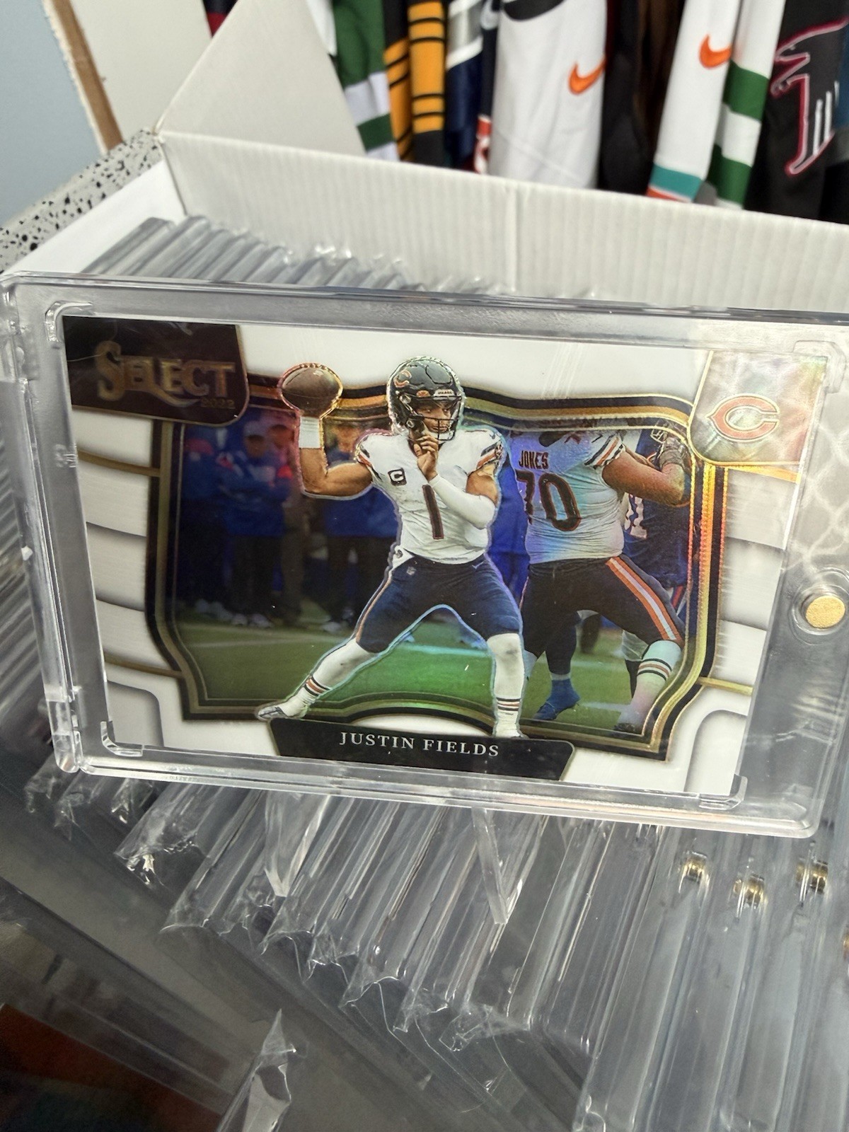 2022 Panini Select #410 JUSTIN FIELDS Field Level White 1/35 First On Print