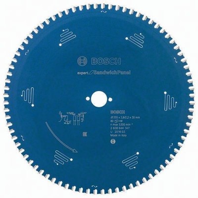 Kreissägeblatt BOSCH 235/270/355mm Sägeblatt Handkreissäge Kappsäge Kreissäge