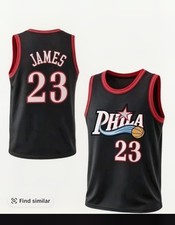 🔥  2026 LBJ #23 Phila Basketball Jersey Star Stripes 🔥 XL