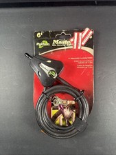 Master Lock Cable Lock, Python Adjustable Keyed Cable Lock, 6 ft. Long, Black,