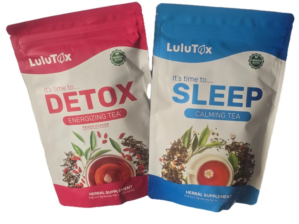 LuluTox Detox Tee und Sleep Tee