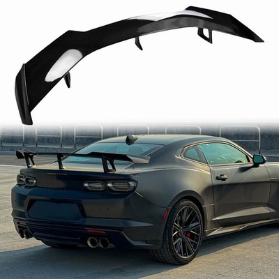 Trunk Spoiler Wing Gloss Black For Chevy Camaro ZL1 1LE Style LT RS SS 2016-2024