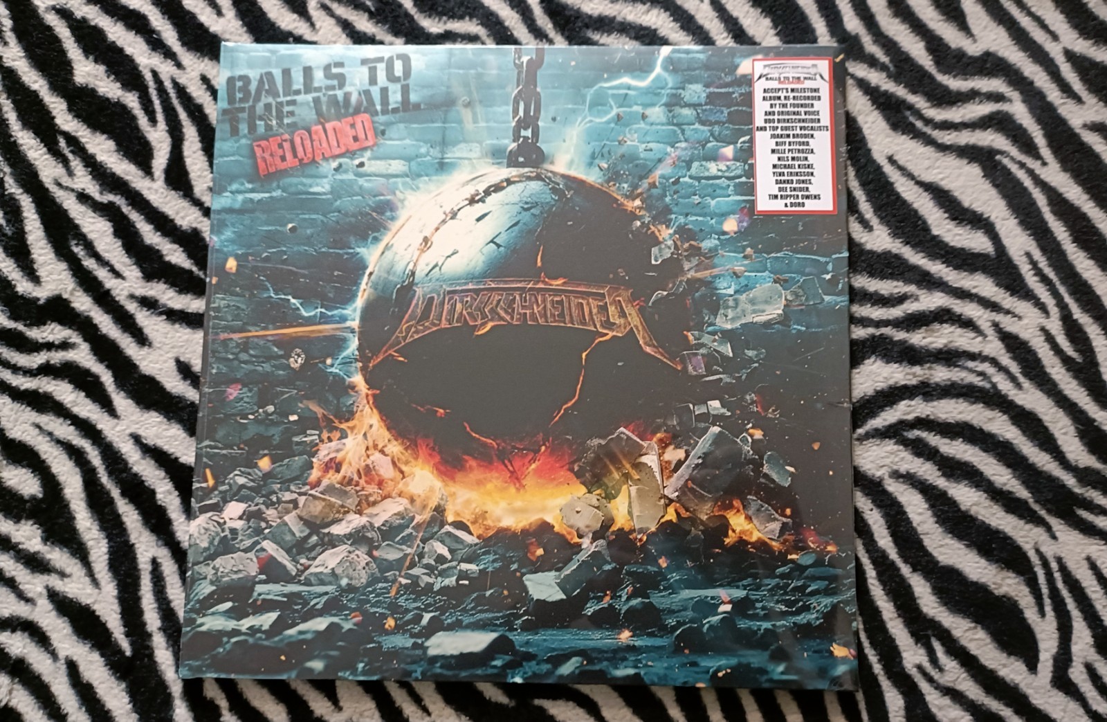 Dirk Schneider - Ball To The Wall Reloaded (Blue Wax) (Sealed) (RPM) LP