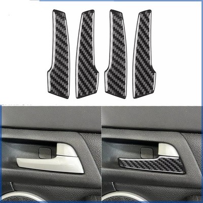 4Pcs Real Carbon Fiber Innentürgriff Abdeckung Trim für Pontiac G8 2008-2009