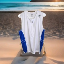 De Soto Skin Cooler Half Zip Sleeveless Triathlon Top Men's XL 1624
