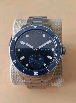 Withings Scanwatch Nova (Blue) - Heart Health Hybrid Smart Watch - SPO2