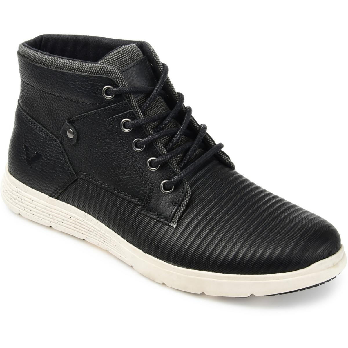 Повседневные и модные кроссовки Territory Mens Axel черные 8.5 Medium (D) BHFO 5147