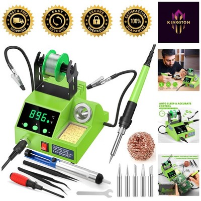 Versatile 100W Soldering Station with Adjustabale Temperatures & Accessories
