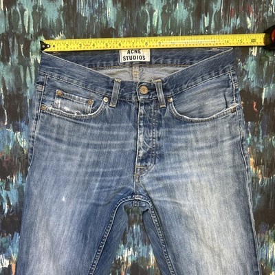 ACNE STUDIO ROC VERAKAI SKINNY DENIM JEANS 30x32 100% COTTON