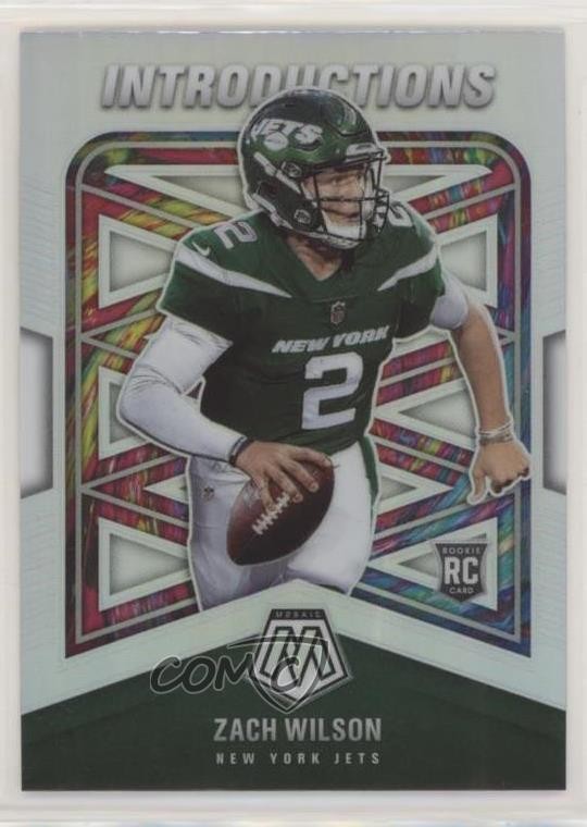 2021 Panini Mosaic Introductions Silver Prizm Zach Wilson #I-2 0wp8