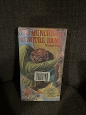 The Hunchback of Notre Dame Victor Hugo VHS  1988  New Sealed