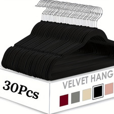  New New Flocked Hangers30pc