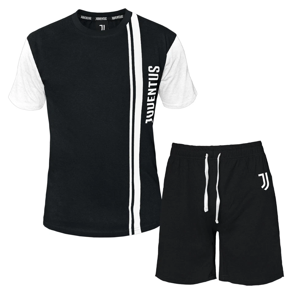 HERMET Pigiama / Completo Corto Ragazzo JUVENTUS Prod. Ufficiale Cotone - Art.3005