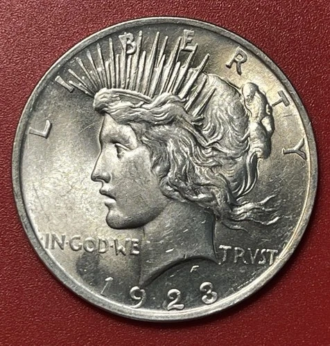 1923 P Peace Silver Dollar, Choice to Gem Uncirculated