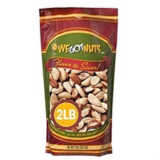 Shelled Raw Brazil Nuts 2 Pounds