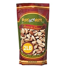 Shelled Raw Brazil Nuts 2 Pounds