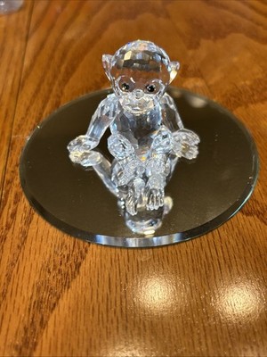 Swarovski Crystal Figurine, Chimp, Retired, Box Not Included | eBay