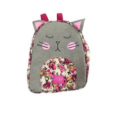 Joules Cat Lunch Box Backpack Bag Zipper Small Floral Kids Girl School Travel