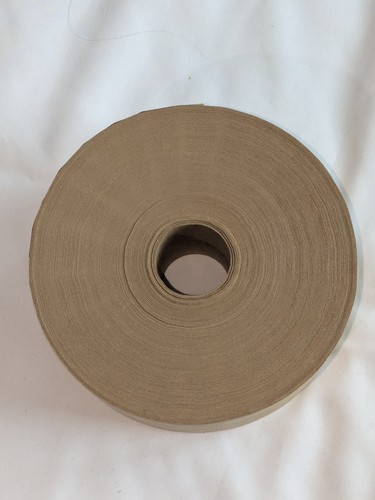 3 Inch Wide Tape INTERTAPE 3” x 600’ Kraft Paper Tape ** Glue Is Water-Activated - Picture 2 of 6