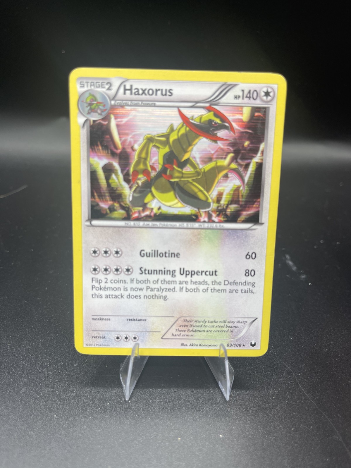 (LP) Haxorus [Holo] #89/108 2012 Pokémon TCG Dark Explorers