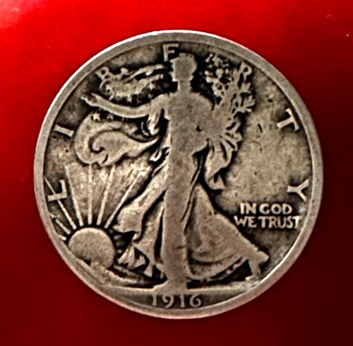 1916-P Walking Liberty Half Dollar — photo from another recent sale
