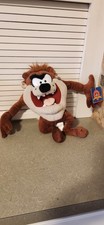 Looney Tunes Taz Plush 8 Vintage 2002 With Tags WB Nanco Cartoon Devil