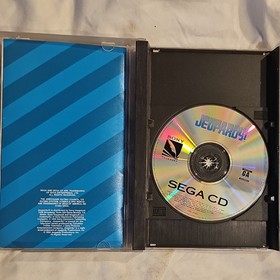 Sony Imagesoft Jeopardy! Sega CD 1994 Quiz & Trivia Manual Included 1-3 Players