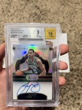 Panini 2017-18 Select Jayson Tatum RS-JAY Auto RC /199 Celtics BGS 9/10