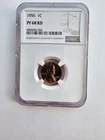 1956 P PF68 RD LINCOLN WHEAT PENNY/CENT GRADED NGC 1C P MINT COPPER COIN