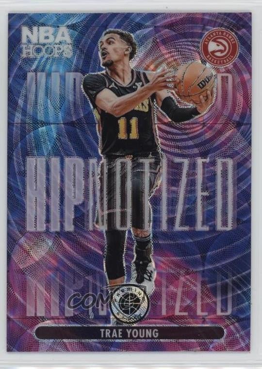 2023-24 Panini NBA Hoops Premium Stock Hipnotized Trae Young #15 15ow