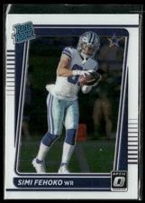 2021 Donruss Optic #242 Simi Fehoko Dallas Cowboys Rookie Football Card