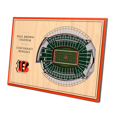Cincinnati Bengals NFL YouTheFan! 3D Stadium View Desktop Schild