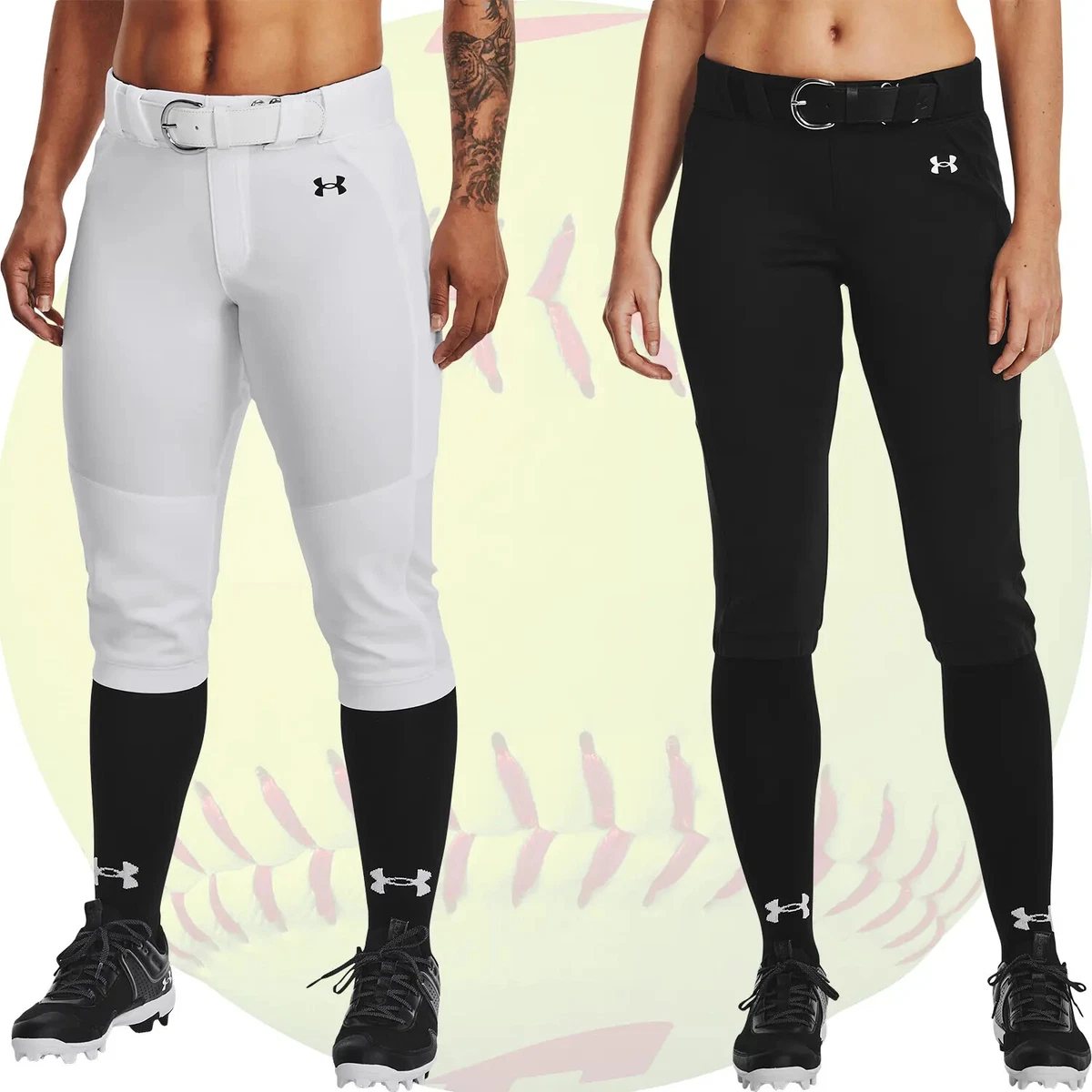 Under Armour Womens UA Vanish Softball Pants Dual Layer Back of Legs 1375663