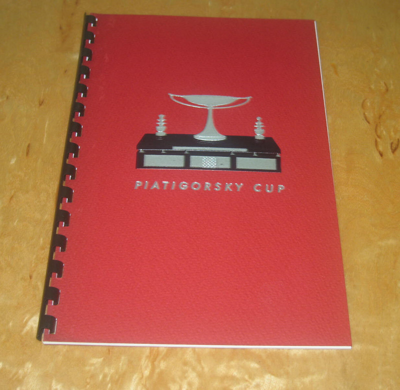 Chess: Historic 1966 Piatigorsky Cup Program: Fischer, Spassky, Petrosian, Set
