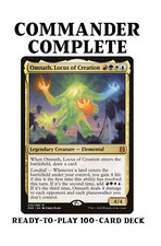 Omnath, Locus of Creation LANDFALL RAMP Magic MTG Custom Commander Deck